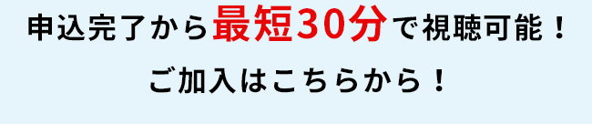 申込完了から最短30分で視聴可能！ ご加入はこちらから！